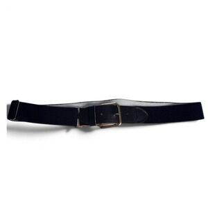 Champro Navy Blue Adjustable Baseball Softball Belt 58160 Silver Buckle